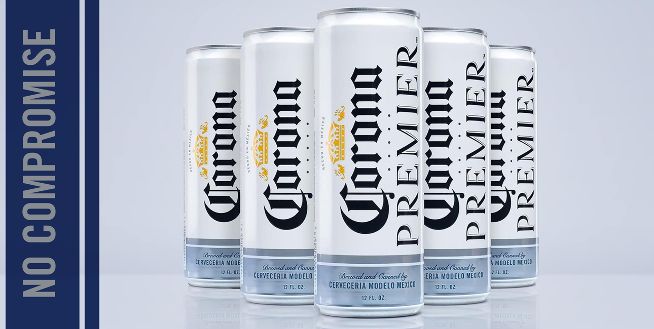 Corona Premier tall cans.