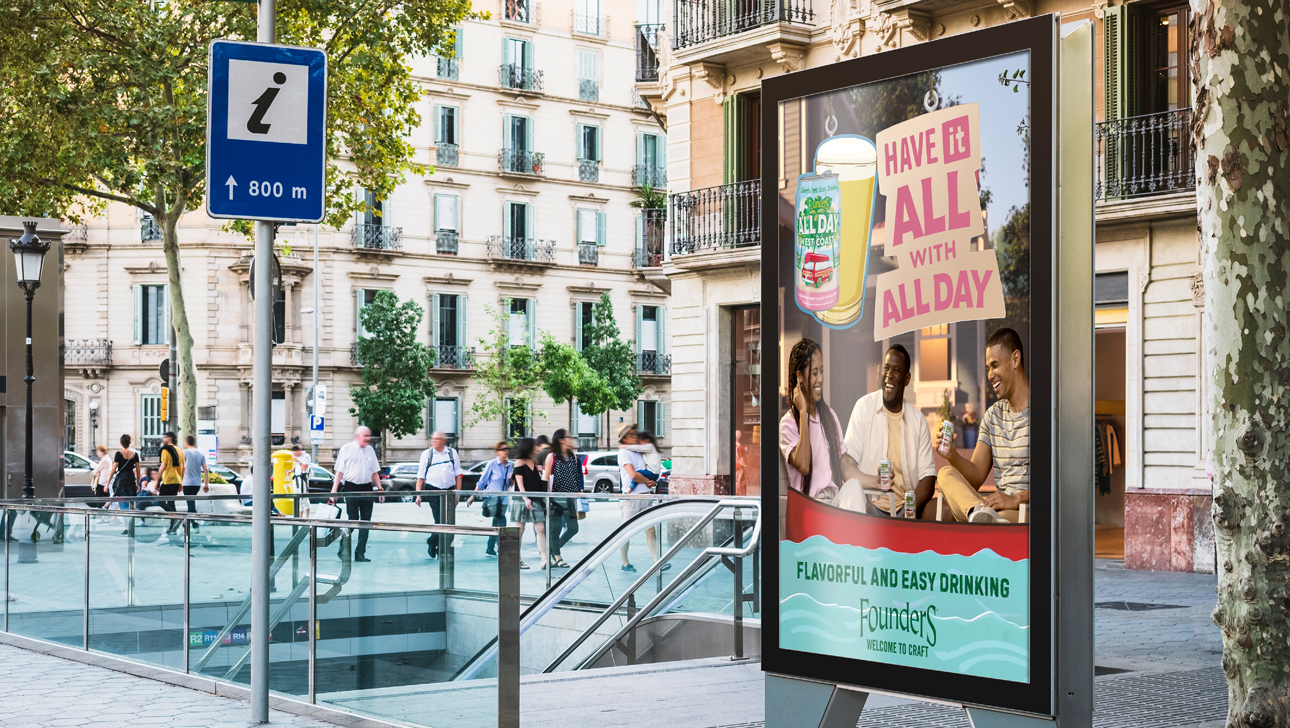 Founders Brewing All Day IPA Have it All advertisement.