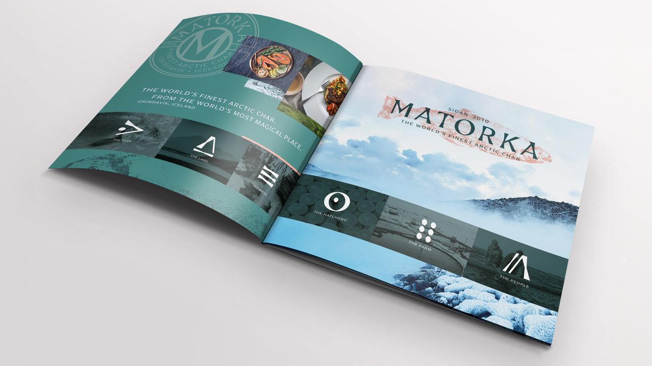Matorka two-page magazine spread.