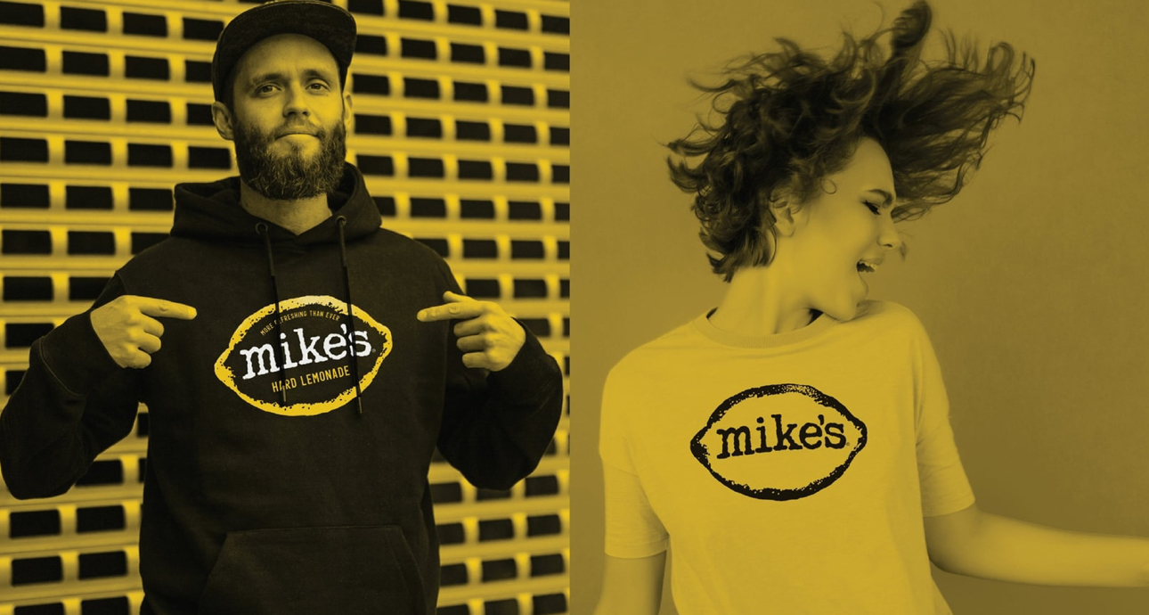Mike's Hard Lemonade merchandise designs.