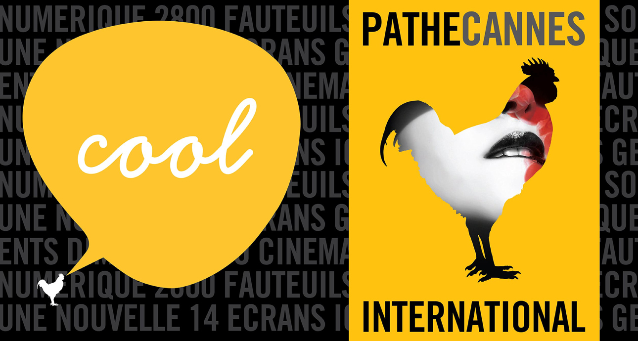 Pathe Cannes International poster and cool graphic.