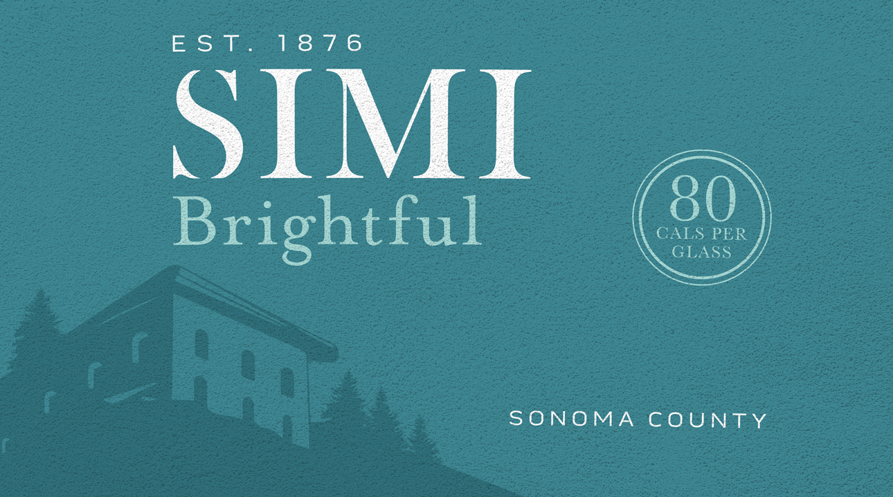 Simi Winery Brightful label.
