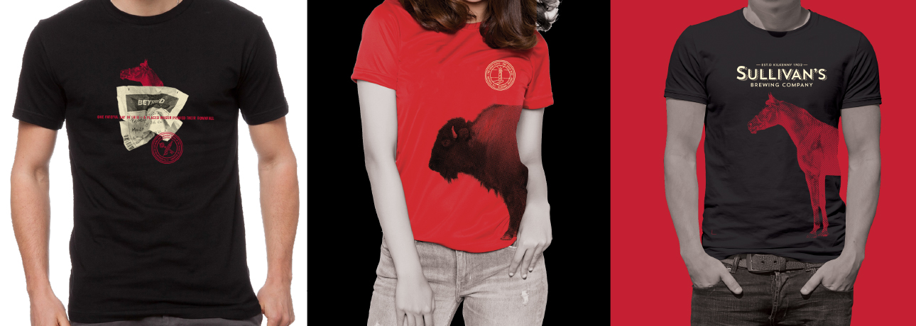 Sullivan's Brewing Company t-shirt designs.